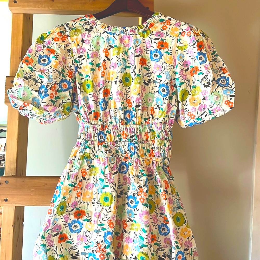 enmerci Bubble hem Flower Garden floral dress. Sz M
